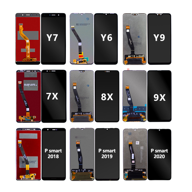 Lcd for Huawei Y6 Pro Y7 Prime Y8s Y9 Prime Screen for Honor 8x 7x 9x Lcd for Huawei P Smart 2019 2020 2021 Lcd Display Screen