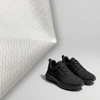 Tissu en maille 100 % polyester monocouche, léger, respirant, couleurs personnalisées pour la tige et la languette des baskets décontractées pour enfants