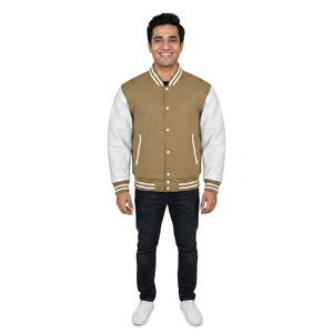 Blouson universitaire personnalisé de haute qualité pour homme, style Letterman, vêtement de baseball uni, décontracté, style urbain, pour l'hiver - Product Image 1