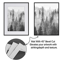 Bingkai Poster HOMCO Black Snap 50x70, Ukuran 8x10, 11x14, 24x36 Inch, Bingkai Gambar Bukaan Depan, Ukuran Kustom, Dapat Dipasang di Dinding untuk Galeri