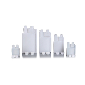 Bouteilles de dosage liquide en PEHD vides de grande capacité, 120 ml, 500 ml, 1000 ml, à double col, pour produits chimiques, avec double compartiment - Product Image 6