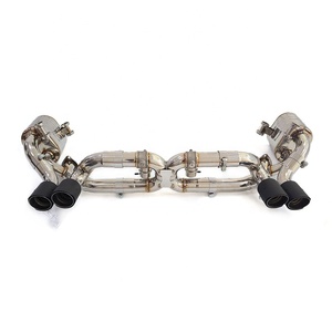 Système d'échappement CatBack Valvetronic en acier inoxydable, vente directe d'usine ING, pour Porsche <span class=keywords><strong>911</strong></span> 997.2, pièces de tuning performance, vente en gros - Product Image 1