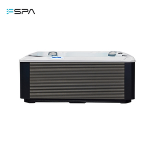 Bain à remous <span class=keywords><strong>extérieur</strong></span> moderne autoportant pour 3 personnes, design populaire, <span class=keywords><strong>jacuzzi</strong></span> de massage 5,55 kW, spa de <span class=keywords><strong>jardin</strong></span>, bain à remous <span class=keywords><strong>extérieur</strong></span> - Product Image 5