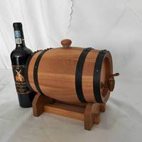 Seau en chêne de capacité personnalisée baril de vin stockage de spiritueux support de seau à vin vieillissant seau de batterie seau de haute qualité