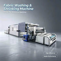 Machine automatique de formage et de rétrécissement des tissus avec moteur, pour le lavage et le thermocollage des tissus tricotés, largeur de travail 2200 mm