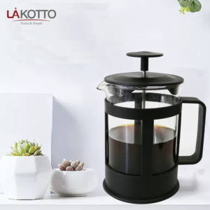Prensa Francesa de vidrio de acero inoxidable, cafetera, émbolo de café, jarra de vidrio, gafas, 850ml, venta al por mayor - Product Image 3