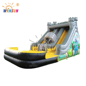 WINSUN Custom Commercial Adults Kids Blow Up Slide Ancient <b>Castle</b> PVC Inflatable Dry Slide - Product Image 1