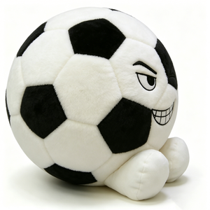 Custom Soccer Ball Plush <b>Toy</b> Keychain Football Plush Character <b>Stuffed</b> Doll with Super <b>Soft</b> Fabric Winking Soccer Ball Design - Product Image 1