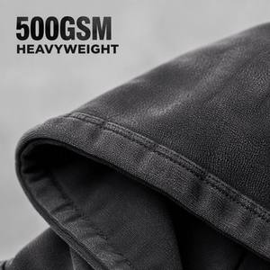<span class=keywords><strong>Felpa</strong></span> con Cappuccio Vintage Personalizzata, Stampa DTG Testa di <span class=keywords><strong>Leone</strong></span>, Effetto Schizzi di Vernice, Oversize, Stile Grunge Streetwear - Product Image 4