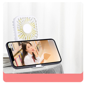 Mini Handheld Fan with Phone Stand USB Rechargeable Pocket Fan Portable Desk Fan Personal Cooling Fan for Dorm Office Travel - Product Image 2