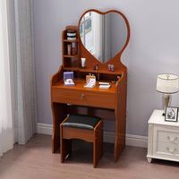 Table de maquillage multifonctionnelle moderne et simple pour chambre à coucher, style princesse, idéale pour la maison et les séances Netflix