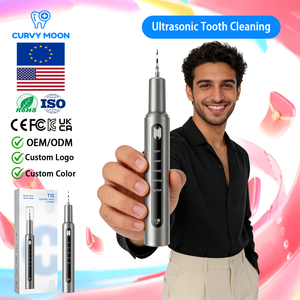 CURVY MOON Limpiador Dental Ultrasónico Portátil, Cuidado Bucal, Removedor Eléctrico de Sarro y Placa Dental - Product Image 1