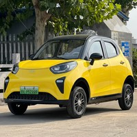 Vehículo Eléctrico de Lujo, Mini Hatchback Totalmente Automático de 4 Plazas, Paquete de Viaje Urbano de Nueva Energía