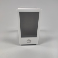 Kiosque de dons publics personnalisable de 10 pouces, blanc, 2 Go de RAM, 32 Go de ROM, système Android, boîte à monnaie, lecteur de cartes NFC