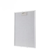 Filtre à graisse en maille d'aluminium pour hotte de cuisine européenne |   Filtre de remplacement lavable pour hotte aspirante