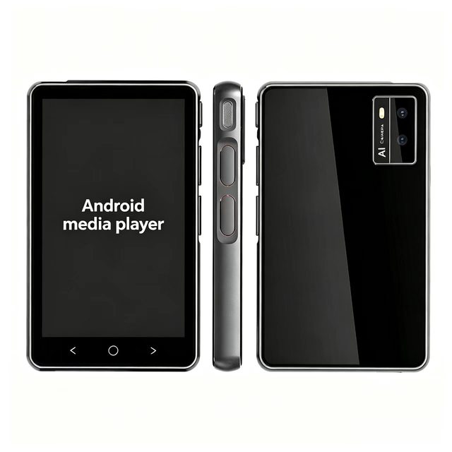 Android Media Player 4 Inch Touch Screen UNIWA MP002 Mini MP4 Music with WIFi and Display Tablet Smartphone