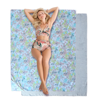 Toalla de Playa Personalizada con Logotipo Impreso a Color, Cómoda, de Microfibra, Antiarena, para Deportes Acuáticos de Verano, para Adultos