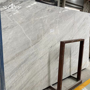 Goldtop Hot Selling 18mm Thickness Natural Stone Shuijing <b>White</b> Marble Slabs for Indoor Commercial Building Decoration - Product Image 2