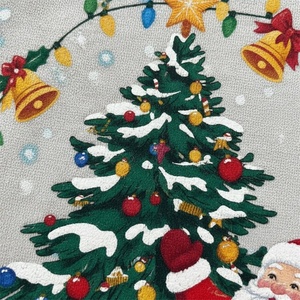 Tùy Chỉnh Chất Lượng Cao 100% Cotton Đồ Họa Kỹ Thuật Số Boxy Cắt Áo Cộng Với Kích Thước Có Thể Giặt Cây Giáng Sinh Unisex Nhiều Màu - Product Image 3