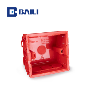 Baili 05-86 type 50H PVC montage Encastré armoire Électrique prise interrupteur blanc fond boîte boîte de jonction - Product Image 6