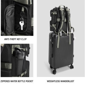 नए फैशन आउटडोर यात्रा वाटरप्रूफ कस्टम सामरिक बैग रकसैक सामरिक जिम बैकपैक हाइकिंग बैग - Product Image 3