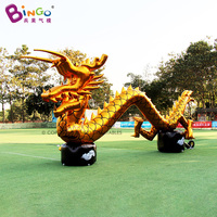 Bingo Publicité Gonflable Golden Dragon Sph Personnalisé Gonflable Chinois Dragon Ballon Géant Gonflable Dragon pour la Décoration