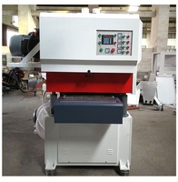 Machine à polir le bois à bande large WEIKA, commande PLC, moteur haute puissance, ponçage de précision, vitesse d'alimentation réglable, illimitée