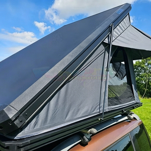 Outdoor Waterproof 2 Person Roof Tent Double Layer Car Roof Top Tent Hard Shell Rooftop Tent With Ladder For Cars Camping - Product Image 6