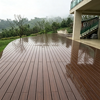 Dalles de terrasse WPC à bords gaufrés profonds pour jardin, patio, villa, revêtement de sol extérieur – Matériaux de projet pour fournisseurs (commande en gros)