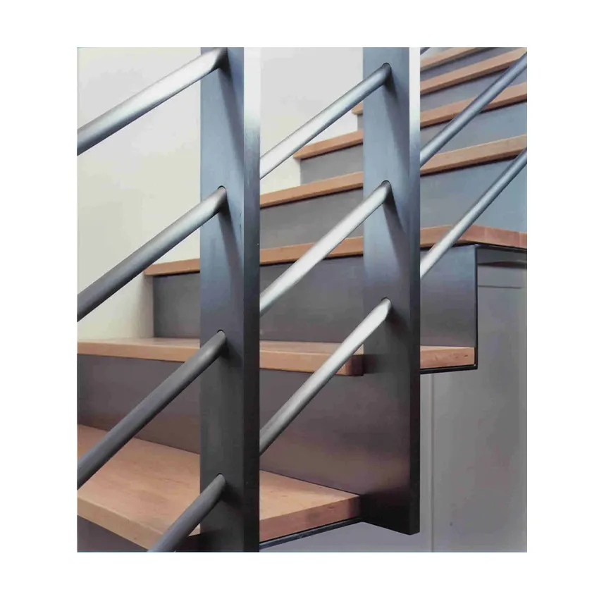 Outdoor rod threading column handrail Stainless steel bar type railing and handrail Outdoor railing and handrail
