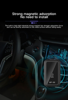 Rastreador GPS magnético de largo alcance portátil oculto remoto pequeño y dispositivos de escucha espía con software de seguimiento gratuito