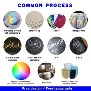 定制印刷可重新密封自封袋食品模切防臭站起来袋铝3.5g塑料包装聚酯薄膜袋与标志 - Product Image 6