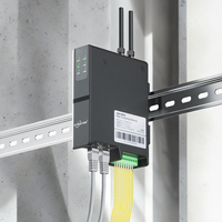 IOTROUTER Eg8200mini-104 Gateway Ethernet con Antena 4G, Compatible con 100 Protocolos, Incluido MQTT, DC 12V, Fabricación LET PCBA