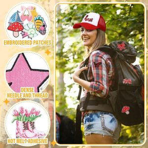Parches Personalizados para Gorras Trucker, Parches Vaqueros, Parches con Logotipo Bordado Personalizado, Kit de Gorra DIY Howdy - Product Image 3