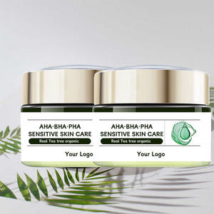 Private Label AHA BHA PHA Green Tea Vitamin E Tea Tree Leaf Water Night Facial Acne Exfoliating Whitening Moisturizing <strong>Cream</strong> - Product Image 3