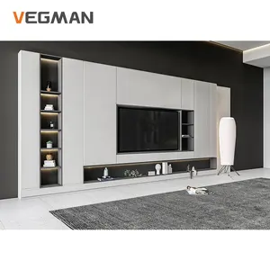 Hölzerne Luxus moderne Design Stand einheit Wand Wohnzimmer TV-Schrank