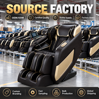 Fournisseur Direct d'Usine de Fauteuils de Massage OEM ODM avec Rail SL 2D, Détection Corporelle par Voix IA, Gravité Zéro, Masseur Corporel Complet et Rouleau de Massage des Pieds