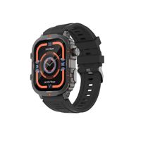 Reloj Inteligente Deportivo Cuadrado Compatible con Android para Hombre, Pantalla IPS TFT de Plástico, Reloj Despertador, Monitor de Frecuencia Cardíaca, Funciones de Triple Protección