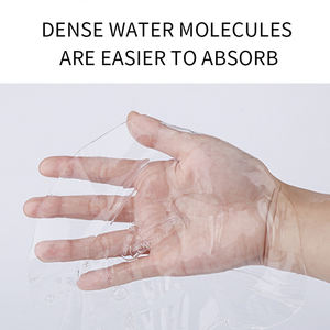 Masque facial en feuille de cristal naturel avec vitamine C et acide hyaluronique, blanchissant, hydratant, beauté pour tous les types de peau - Product Image 4