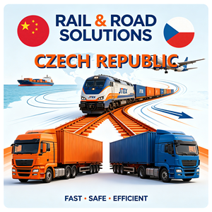 บริการขนส่งทางรถไฟและรถบรรทุกมืออาชีพจากจีนไปเช็ก บริการขนส่งแบบมัลติโมดัล DDP DDU ส่งถึงหน้าประตู บริษัทขนส่งระหว่างประเทศ - Product Image 1