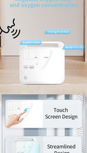 Kolay Taşınabilir Solunum Terapisi Kaliteli Ev Tipi POC Nefes Sağlık Hizmeti O2 Taşınabilir Konsantratörü - Product Image 6