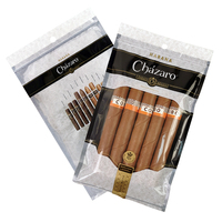 Emballages pour cigares avec logo personnalisé, forme de bâtonnet, sacs en plastique Mylar, sachets en plastique PE, boîte d'affichage en papier