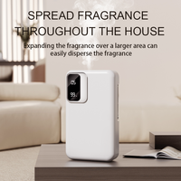 Diffuseur d'arômes LED personnalisable 1800 mAh rechargeable, veilleuse portable murale pour hôtels et usage domestique