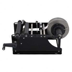 Machine d'étiquetage manuelle pour bouteilles rondes, machine d'emballage, machine d'étiquetage pour canettes de bière, vin, colle, autocollants - Product Image 4
