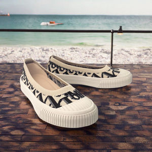 Alpargatas Decorativas con Patrones para Mujer, Nuevos Estilos, Zapatos Planos Simples, Mocasines Tejidos, Diseño Calado, Otoño Casual, PU - Product Image 3