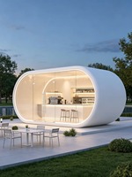 Capsule spatiale Apple : Café mobile, bureau ou chambre étanche inspirée de la capsule Apple pour hôtel ou bureau