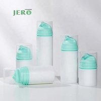 Fabricant d'emballages cosmétiques en plastique PCR jusqu'à 100% bouteilles de shampooing PCR et bouteille à pompe sans air pour perruques de masque facial Blush