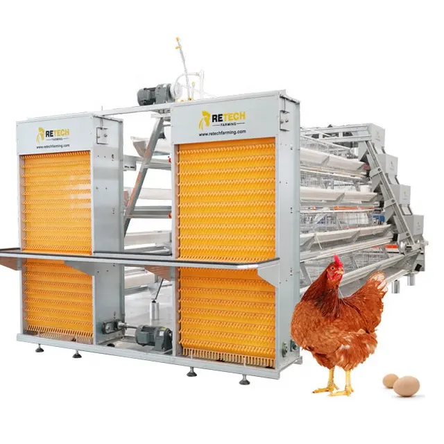 Design Modern Poultry Farm House Automatische Batterie Ei Schicht Hühner käfige zum Verkauf