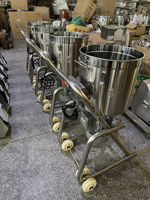 Mélangeur 45l pour tomates, maïs sucré, pastèque, jus, sauces, processeur de pâte de piment