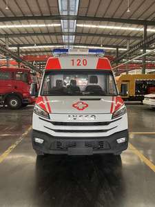 IVEC0 Penjualan Panas Mobil Ambulans Medis Manual Bensin dengan Pemantauan Atas MERAH+Putih EURO 5 untuk Transportasi Pasien Rumah Sakit - Product Image 6